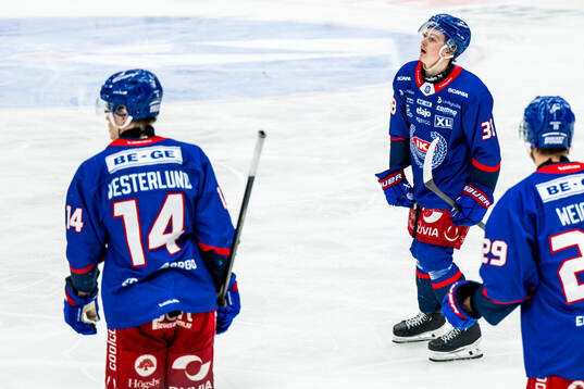 Oskarshamns Lukas Vesterlund, Axel Landén, Georg Weigelt