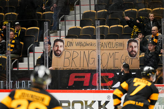 Skellefteås Luke Witkowski med fanclub