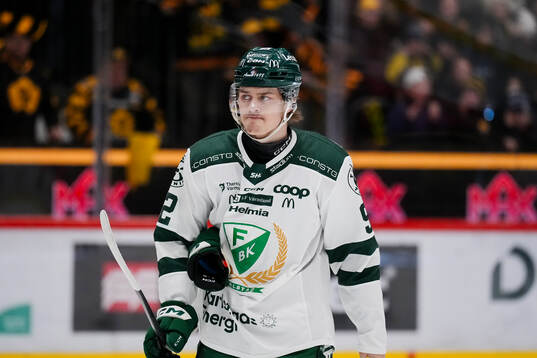 Färjestads Lucas Forsell deppar