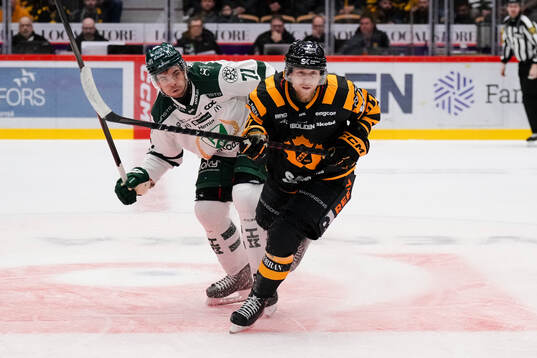 Färjestads Viktor Lodin och Skellefteås Jonathan Davidsson