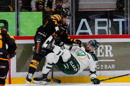 Skellefteås Oscar Lindberg och Färjestads Axel Bergkvist