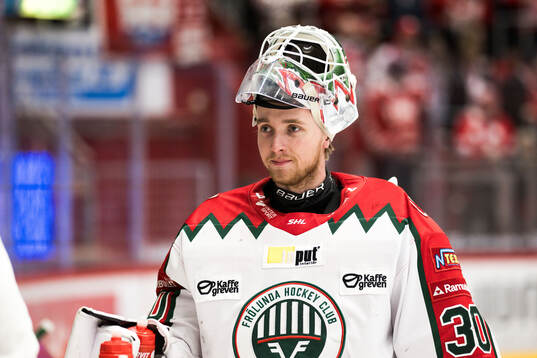 Frölundas målvakt Tobias Normann