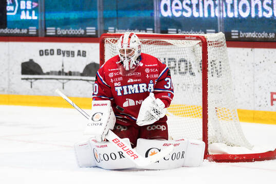 Timrås målvakt Jacob Johansson