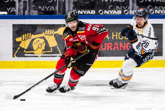 Luleås Brian O'neil och Växjös Hugo Gustafsson