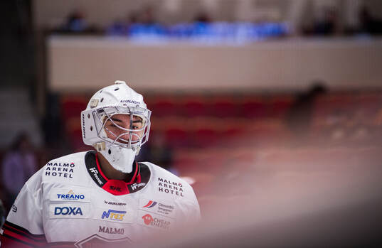 Malmö Redhawks målvakt Kimhann Hultgren