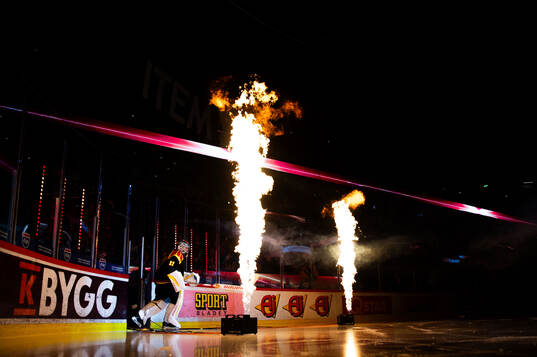 Brynäs målvakt Ludvig Persson gör entré
