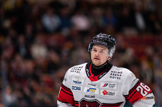 Malmö Redhawks Teemu Kivihalme deppar