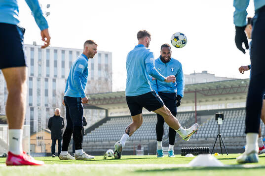 Malmö FFs Anders Christiansen, Pontus Jansson och Isaac