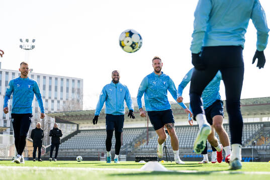 Malmö FFs Isaac Kiese Thelin och Pontus Jansson