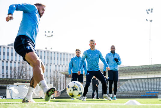 Malmö FFs Pontus Jansson, Jens Stryger Larsen, Anders