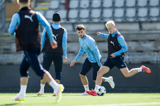 Malmö FFs Colin Rösler och Otto Rosengren