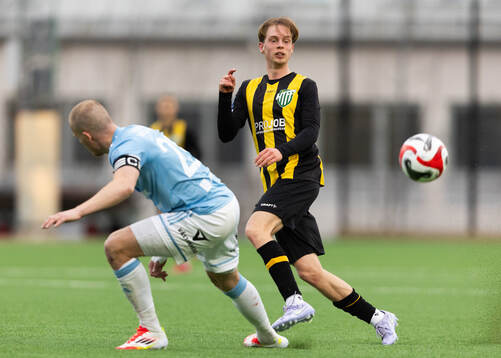 Gefles Martin Rauschenberg Brorsen (K) och Hammarby TFFs