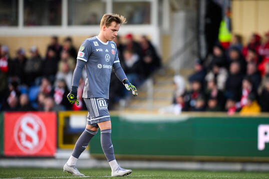 Sandvikens IFs målvakt Hannes Sveijer