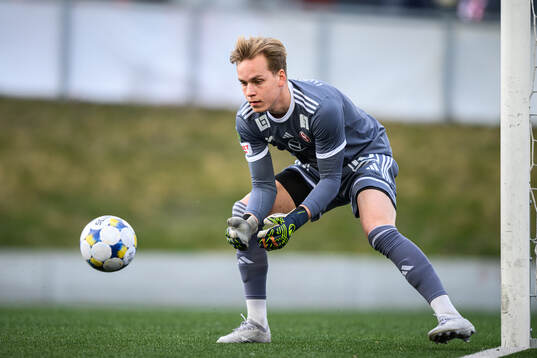 Sandvikens IFs målvakt Hannes Sveijer