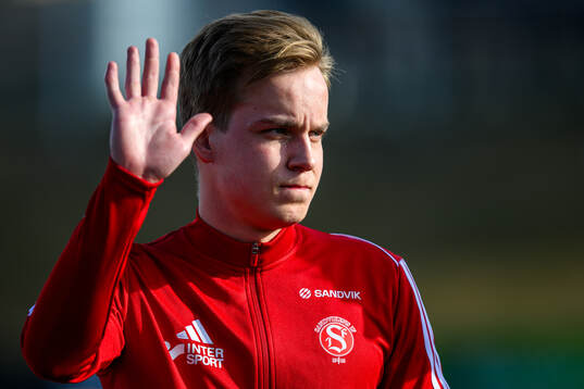 Sandvikens IFs målvakt Hannes Sveijer