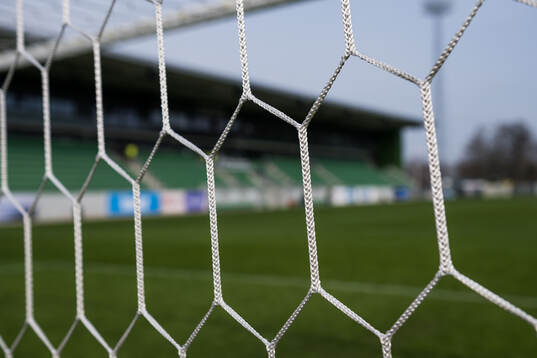 Nät i ett fotbollsmål