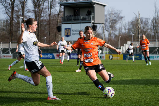 Häckens Hanna Wijk och Kristianstads Tilda Persson