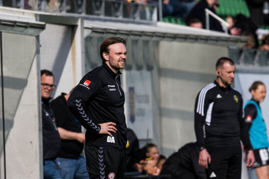 Kristianstads tränare Daniel Angergård