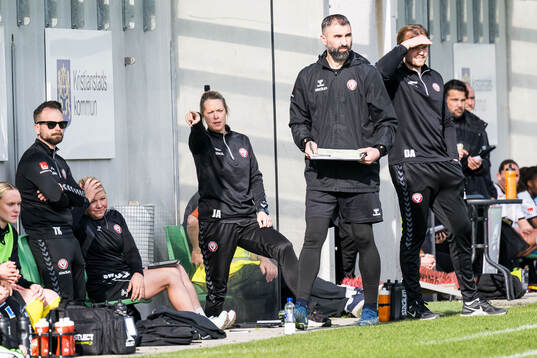 Kristianstads tränare Johanna Almgren