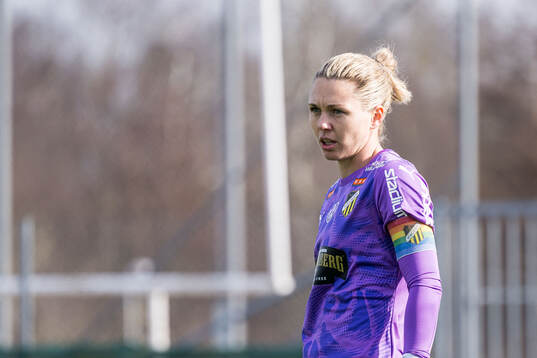 Häckens målvakt Jennifer Falk