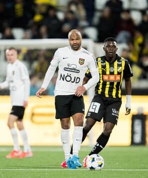 Brommapojkarnas Serge-Junior Martinsson Ngouali och