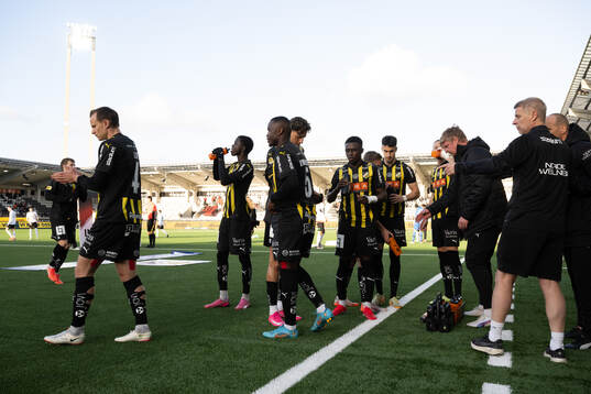Häcken förbereder sig för match