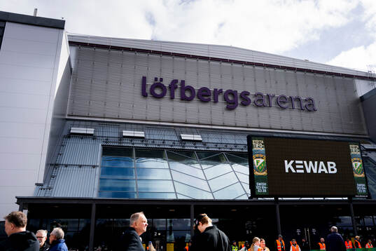 inför match fem i kvalet till SHL mellan Färjestad och