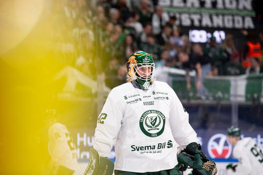 Färjestads målvakt Anders Lindbäck