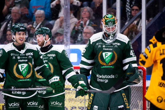 Färjestads målvakt Anders Lindbäck