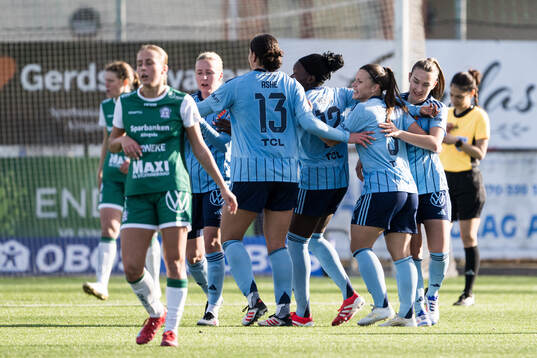 Djurgårdens Lucia Duras jublar