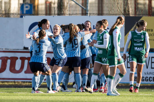 Djurgårdens spelare jublar