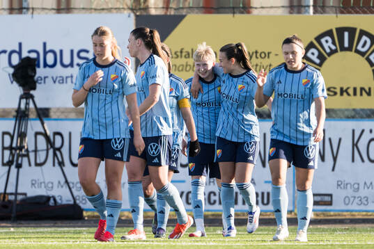Djurgårdens Lucia Duras jublar