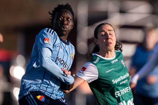 Djurgårdens Sura Yekka och Alingsås Johanna Barth