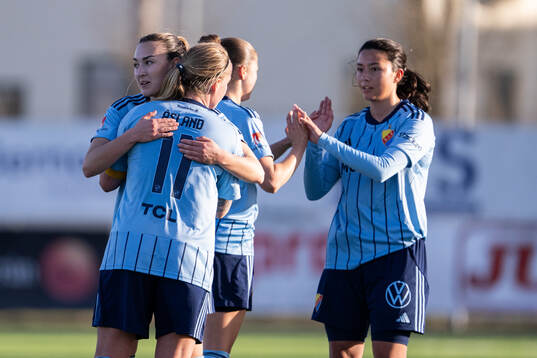 Djurgårdens spelare jublar