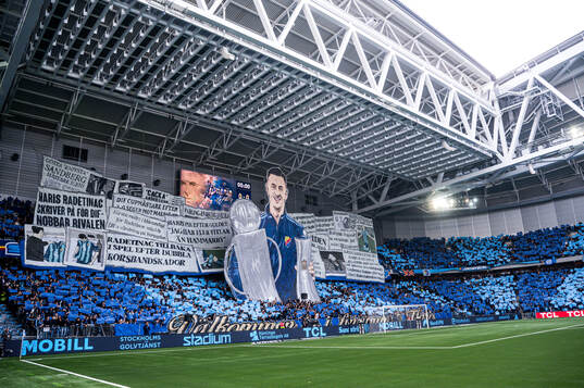 Djurgårdens Haris Radetinac tackas av