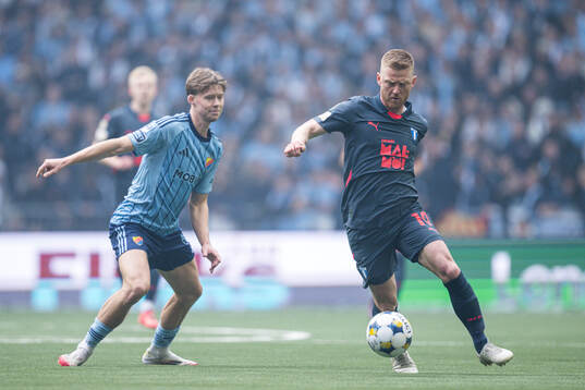 Malmö FFs Anders Christiansen och Djurgårdens Patric
