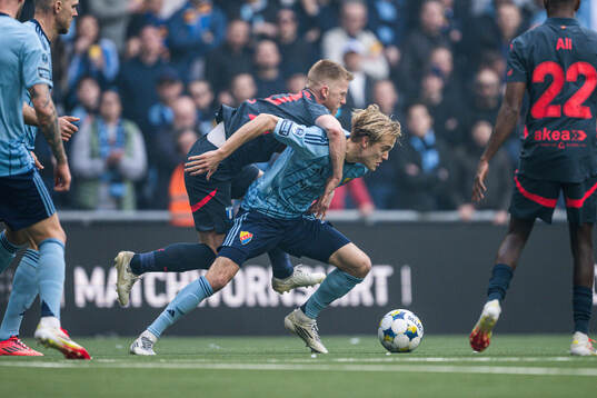 Malmö FFs Anders Christiansen och Djurgårdens Oskar