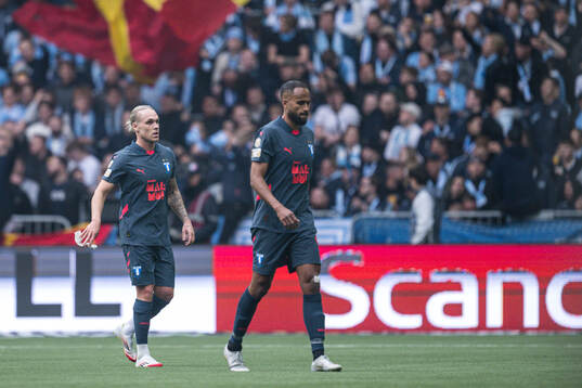 Malmö FFs Arnor Sigurdsson och Isaac Thelin