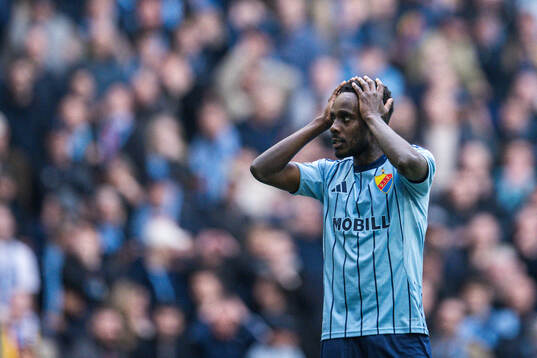 Djurgårdens Tokmac Nguen deppar