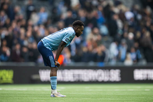 Djurgårdens Tokmac Nguen deppar