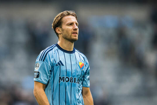 Djurgårdens Daniel Stensson deppar