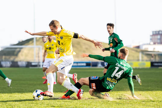 Falkenbergs Melker Nilsson och Varbergs Oliver Alfonsi