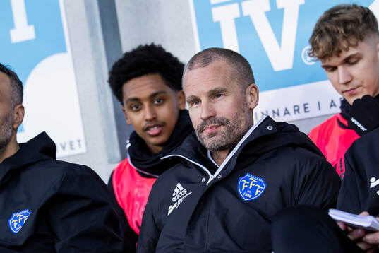 Falkenbergs tränare Christoffer Andersson