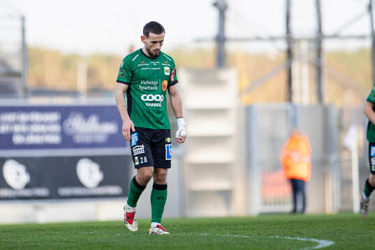 Varbergs Erion Sadiku deppar