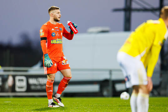 Falkenbergs målvakt Anton Andersson