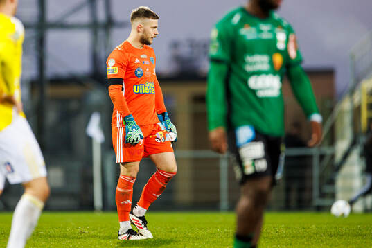 Falkenbergs målvakt Anton Andersson