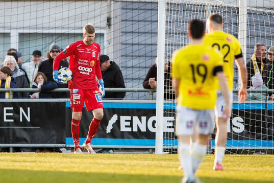 Varbergs målvakt Fredrik Andersson