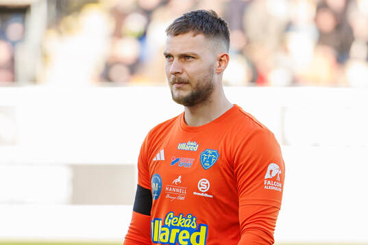 Falkenbergs målvakt Anton Andersson