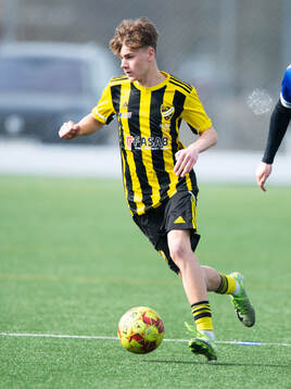 IFK Hässleholms Neo Jakobsson i matchen mellan IFK