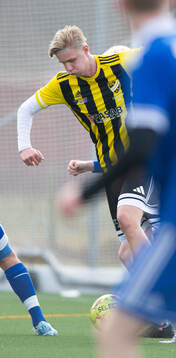 IFK Hässleholms Hampus Frick Salheden i matchen mellan IFK